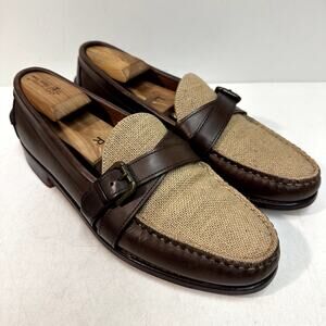 EXCELLENT Rancourt & Co. x Polo Ralph Lauren Buckle Loafer Made Maine USA 10.5 D
